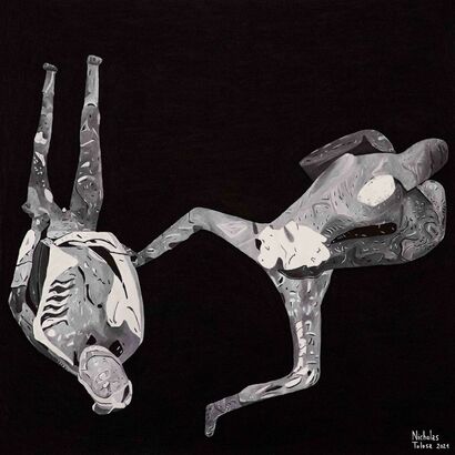 79 d.C. #6 - a Paint Artowrk by Nicholas Tolosa